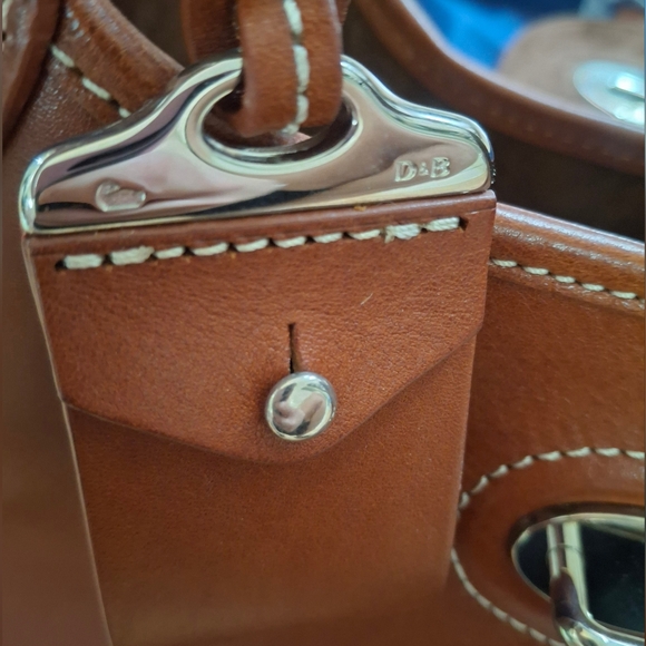 SOLD DO Not BUY NEW Dooney & Bourke Florentine Toscana Brown Leather Handbag - Picture 4 of 7